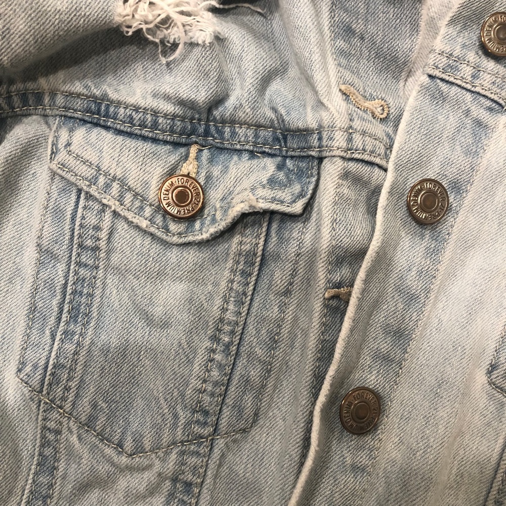 Distressed Jean Jacket - Picture 9 of 9